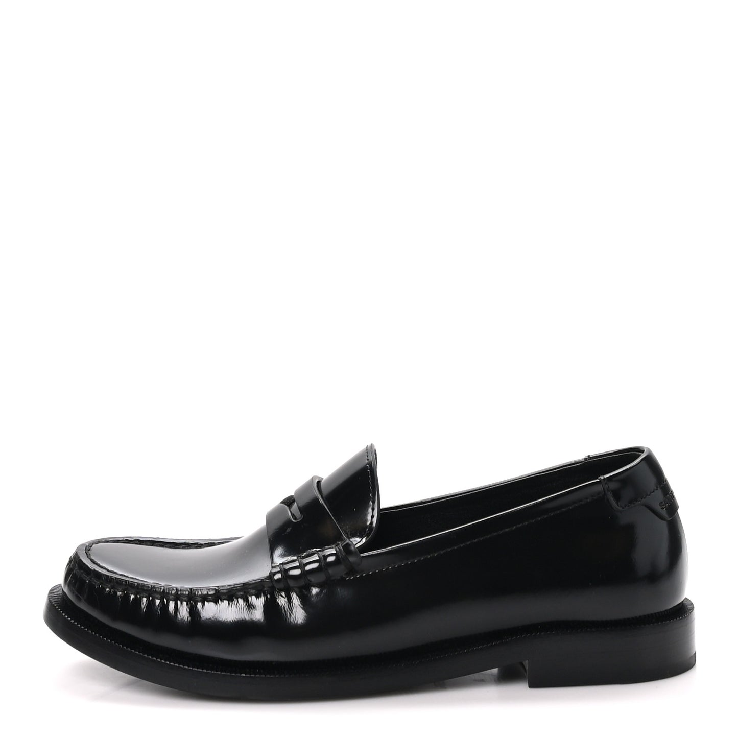 Magnum Lux Chunky Le Loafer Penny Slippers 35.5 Black