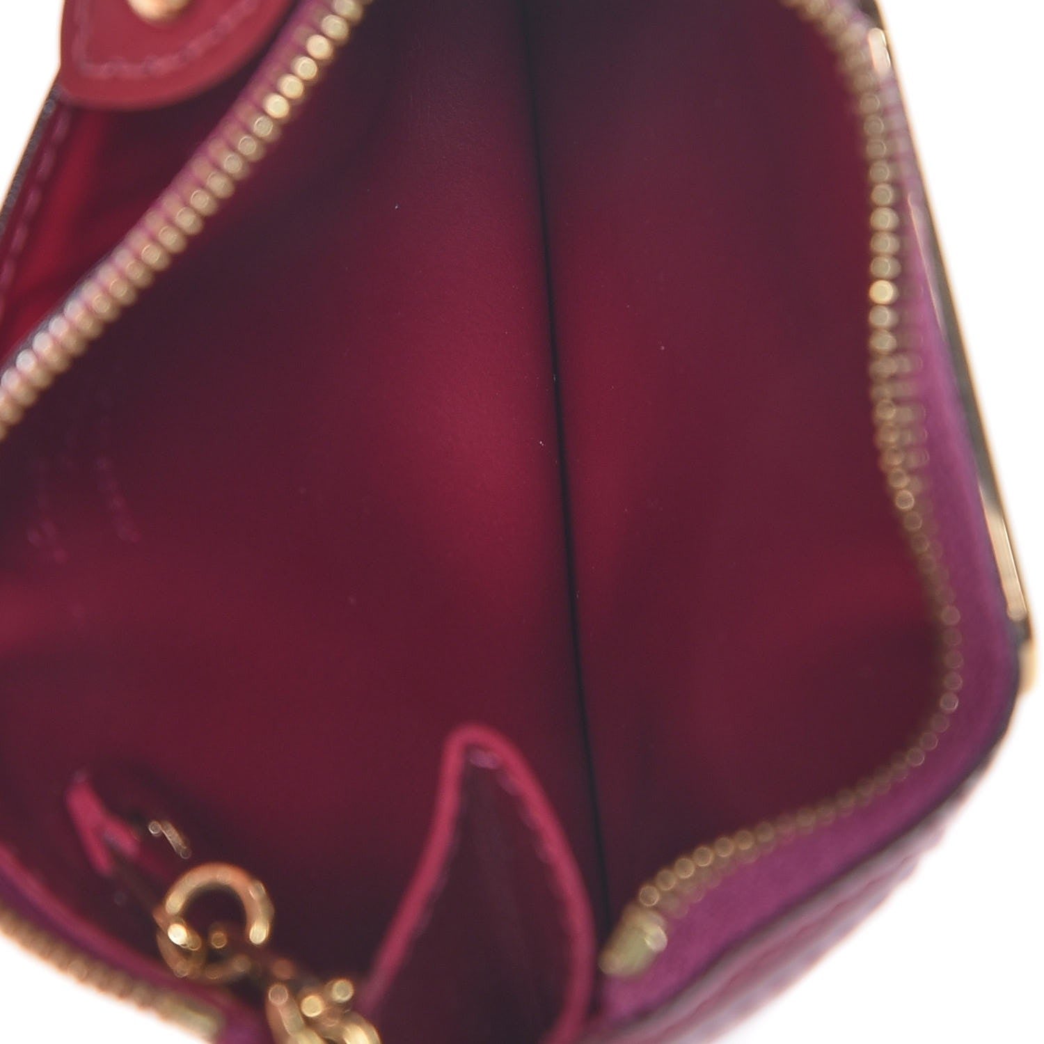 Louis Vuitton Vernis Key Pouch Magenta 5 of 7
