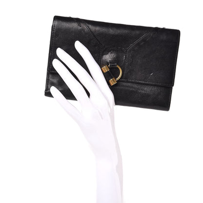 Saint Laurent Calfskin Muse Continental Wallet Black 2 of 13