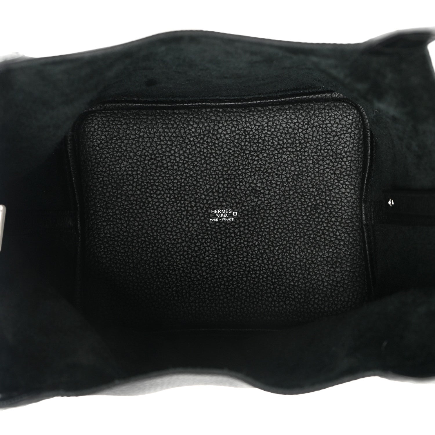 Hermes Taurillon Clemence Matte Alligator Picotin Lock Touch 22 MM Black 5 of 12
