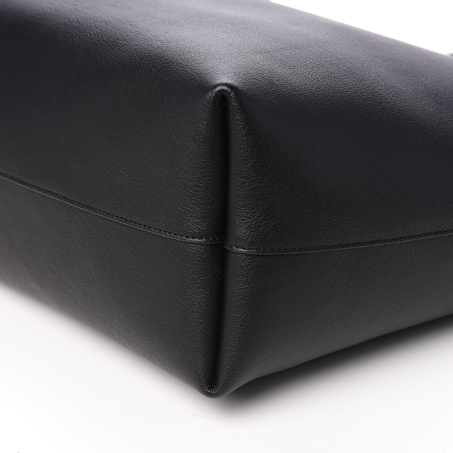 Saint Laurent Calfskin Large Shopping Tote Black 9 of 10