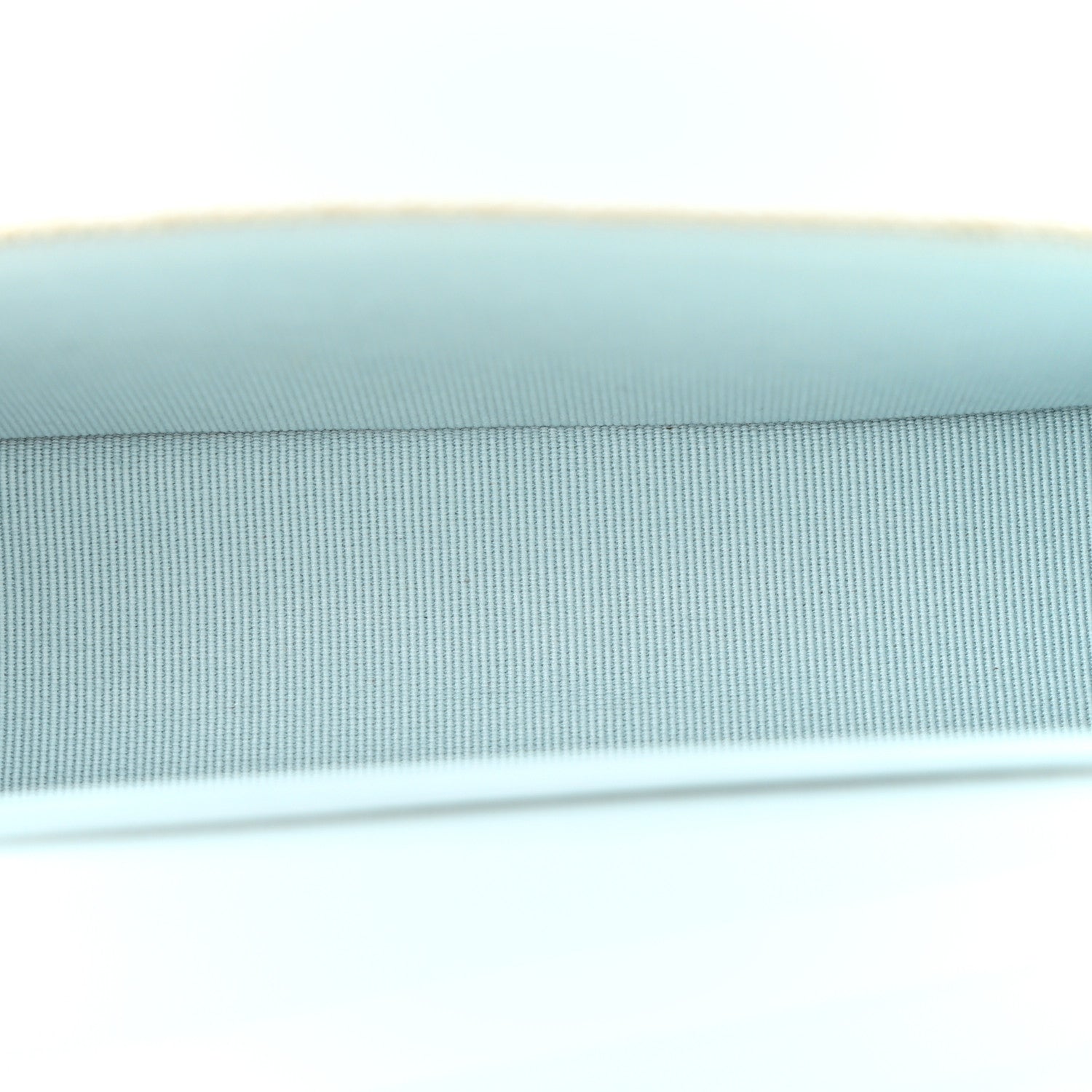 Chanel Caviar Quilted Top Handle Slim Vanity With Chain Light Blue 5 of 11
