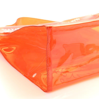 Hermes Vinyl Souvenir De L'Exposition Kelly Orange 7 of 9