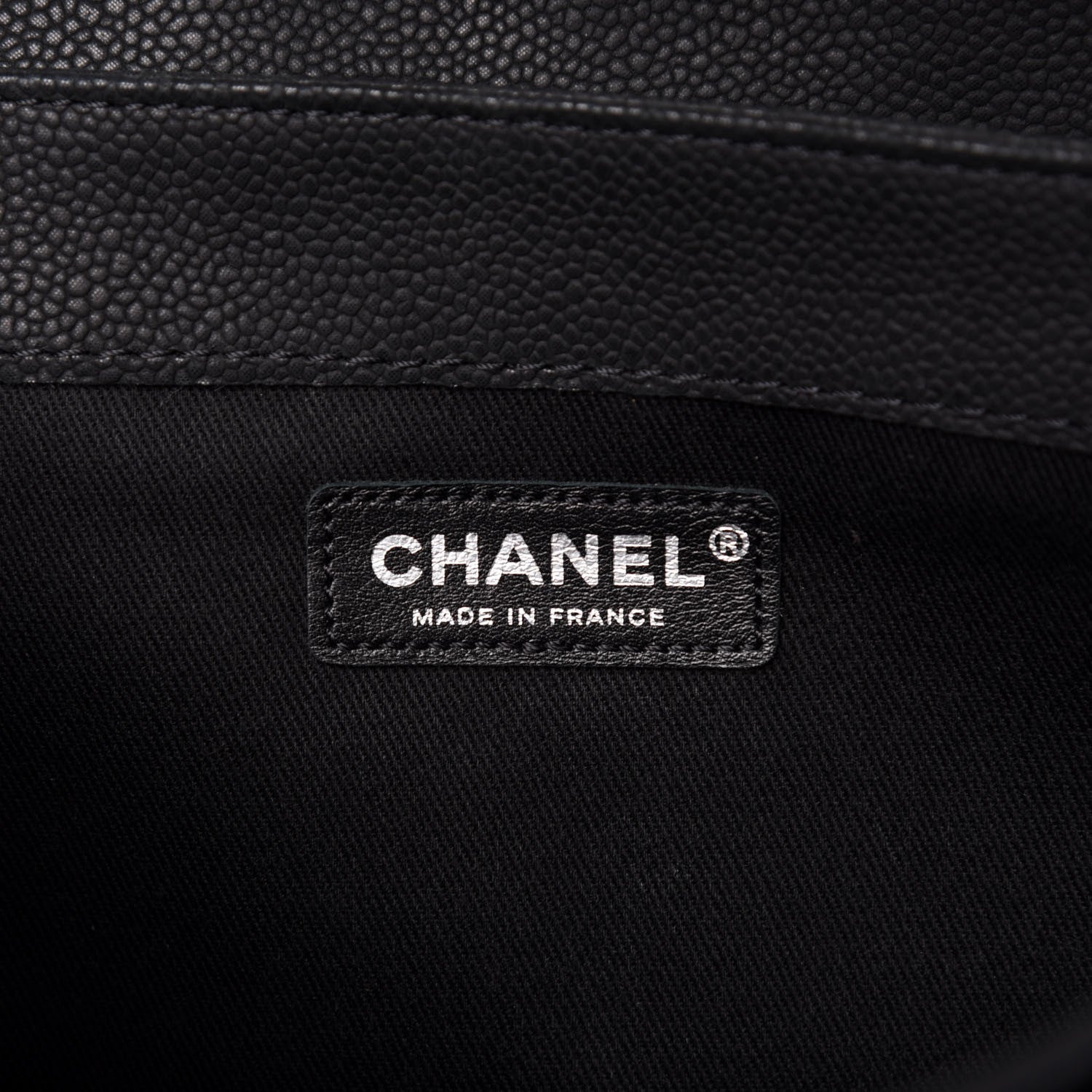 Chanel Iridescent Caviar Quilted Medium Lady Pearly Flap Black 7 of 11