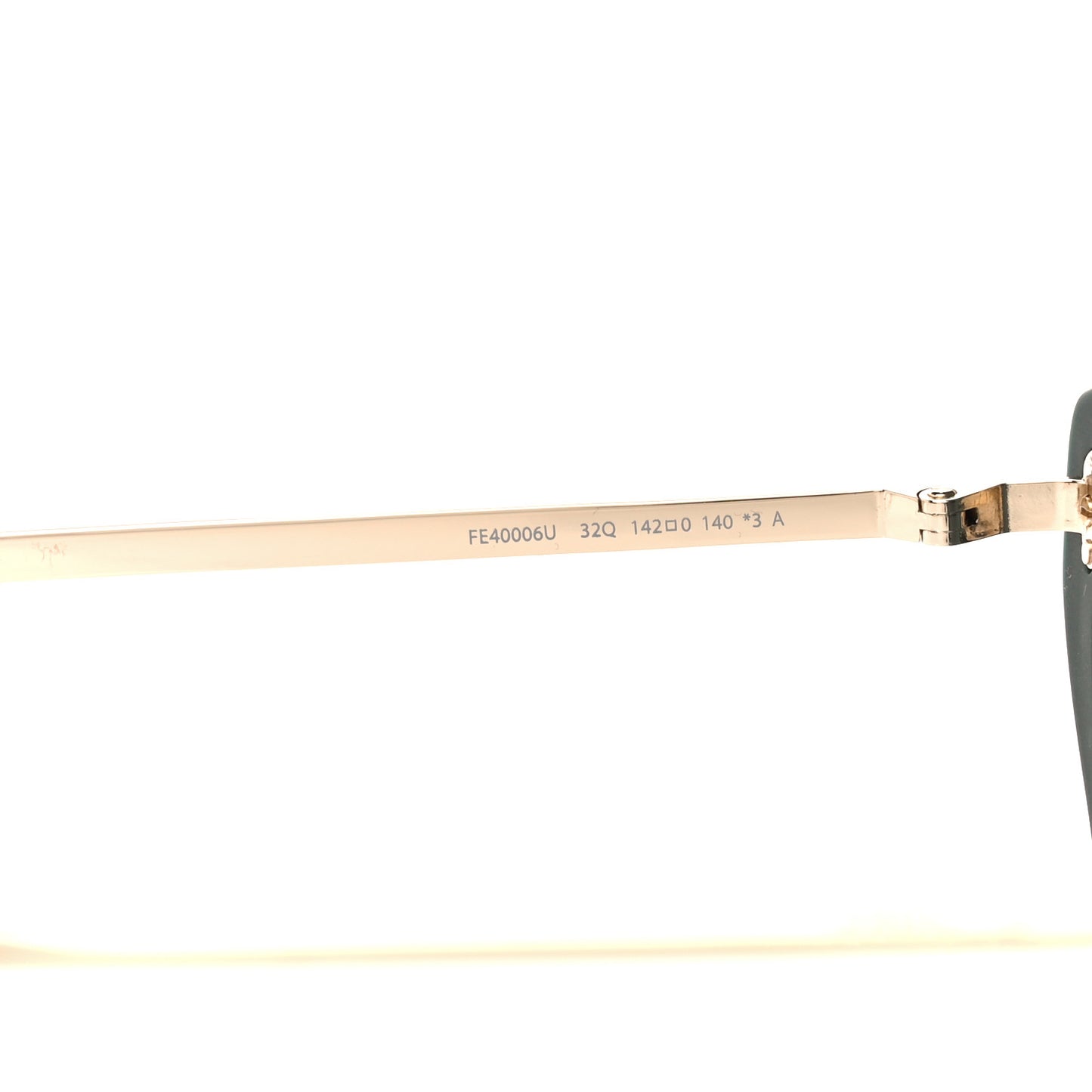 Acetate FF Aviator Sunglasses FE40006U Black Red