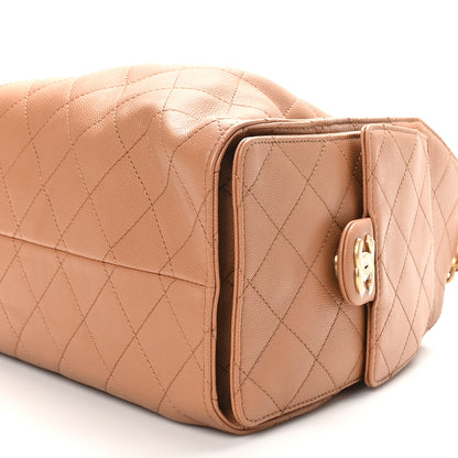 Chanel Caviar Quilted Small Chanel 25 Handbag Brown 10 of 10