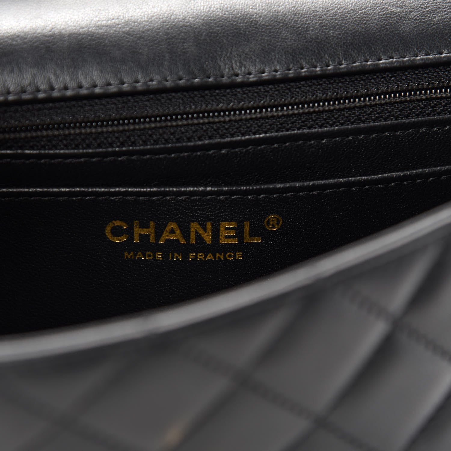 Chanel Lambskin Quilted Mini Rectangular Flap Black 10 of 12