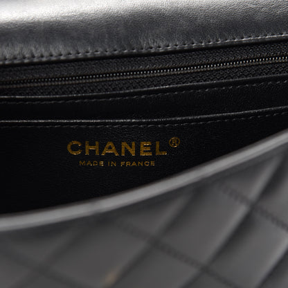Chanel Lambskin Quilted Mini Rectangular Flap Black 10 of 12