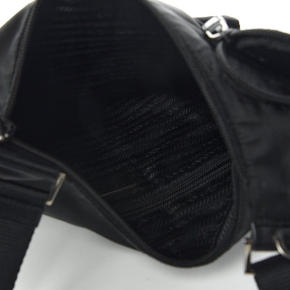 Prada Nylon Tessuto Vela Messenger Bag Black 5 of 12