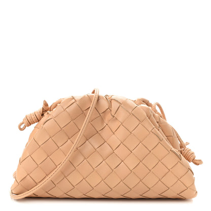 Bottega Veneta Nappa Intrecciato The Mini Pouch Almond 1 of 9