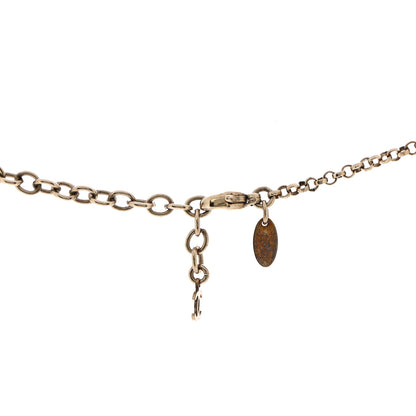 Chanel Resin Crystal Butterfly CC Pendant Necklace Gold Black 6 of 6