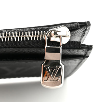 Louis Vuitton Monogram Eclipse Taiga Coin Card Holder 8 of 9