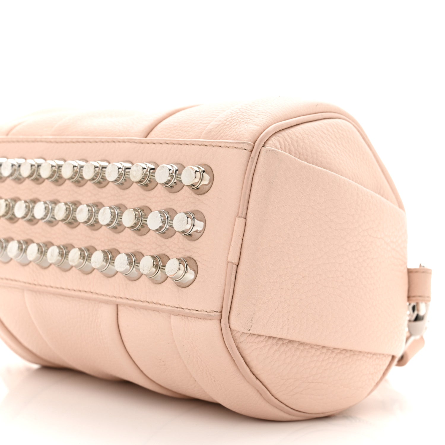 Alexander Wang Pebbled Lambskin Mini Rockie Pale Pink Rhodium Hardware 9 of 10