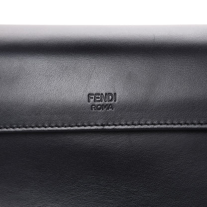 Fendi Vitello Century Opaco F is Fendi Small Kan I Shoulder Bag Black 8 of 11