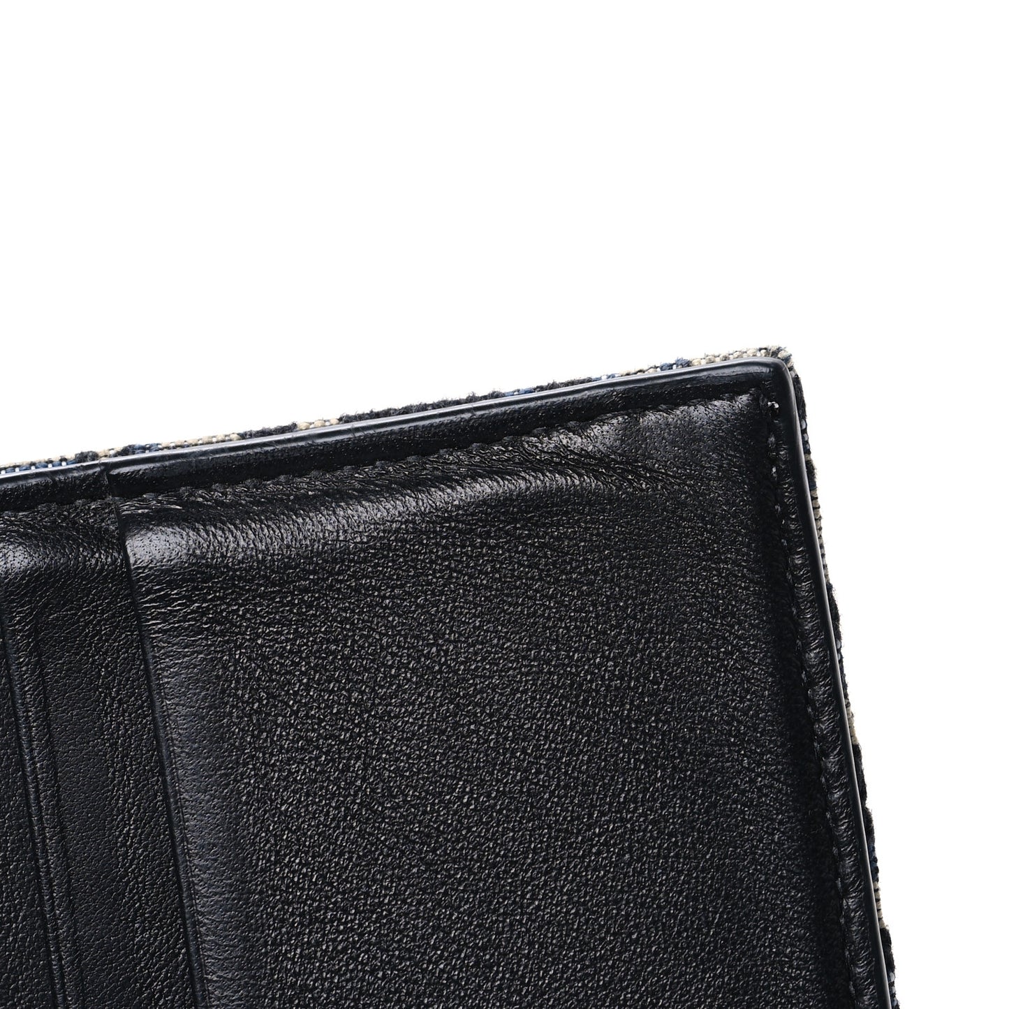 Oblique Bi-Fold Wallet Blue