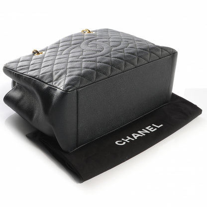 Chanel Caviar Grand Shopping Tote GST Black 4 of 7