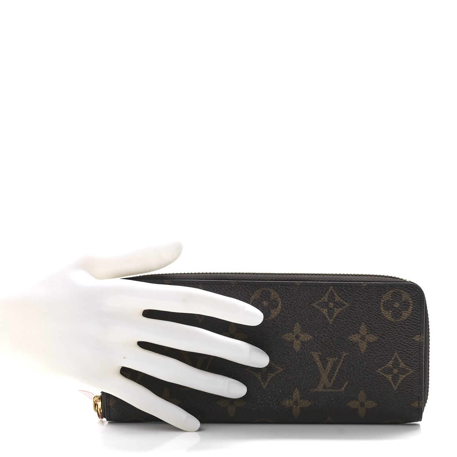 Louis Vuitton Monogram Clemence Wallet Rose Ballerine 2 of 11