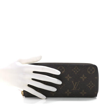 Louis Vuitton Monogram Clemence Wallet Rose Ballerine 2 of 11