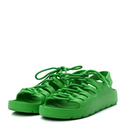 Bottega Veneta Rubber Jelly Sandals 36 Grass 3 of 7