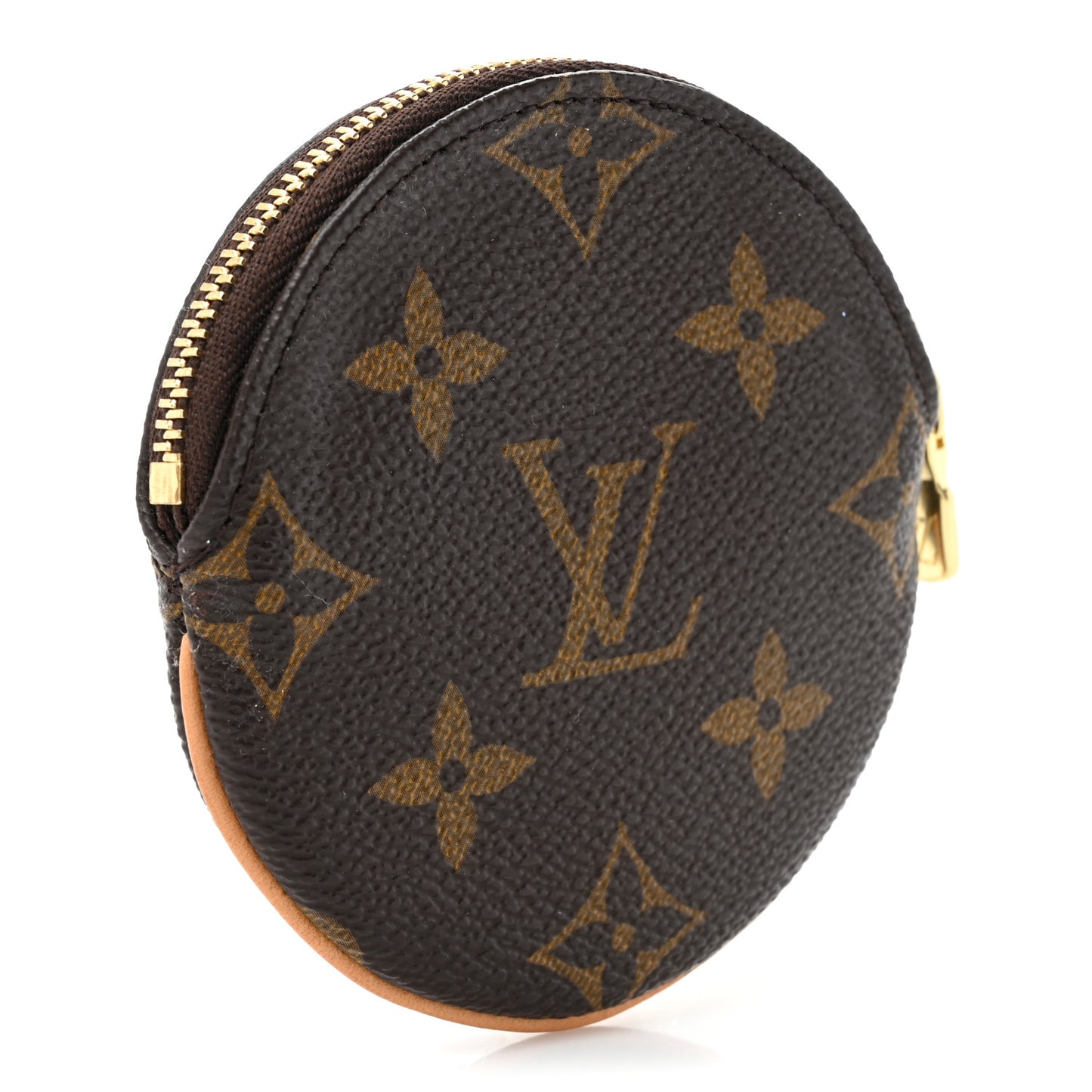 Monogram Round Coin Purse
