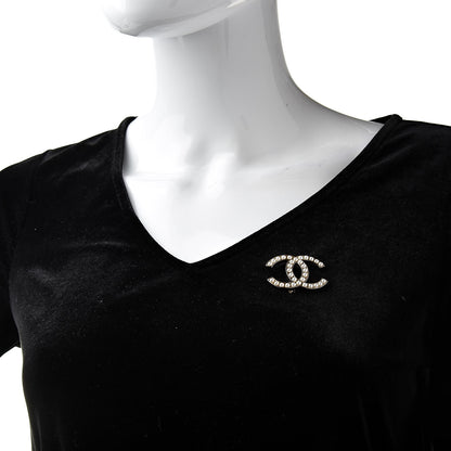 Chanel Pearl CC Brooch Gold 2 of 4