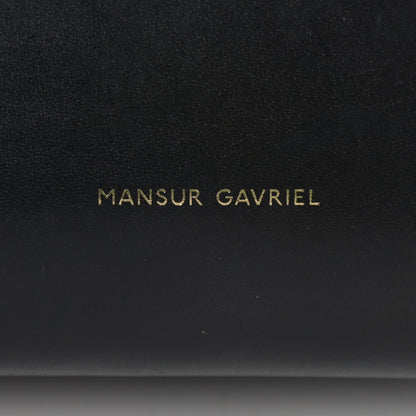 Mansur Gavriel Calfskin Mini Bucket Bag Black Ballerina 10 of 14