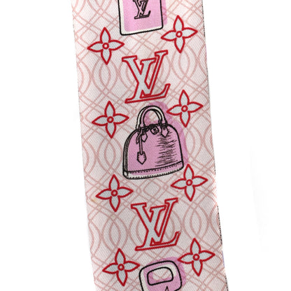 Louis Vuitton Silk Monogram Bubblegram BB Bandeau Blush 7 of 7