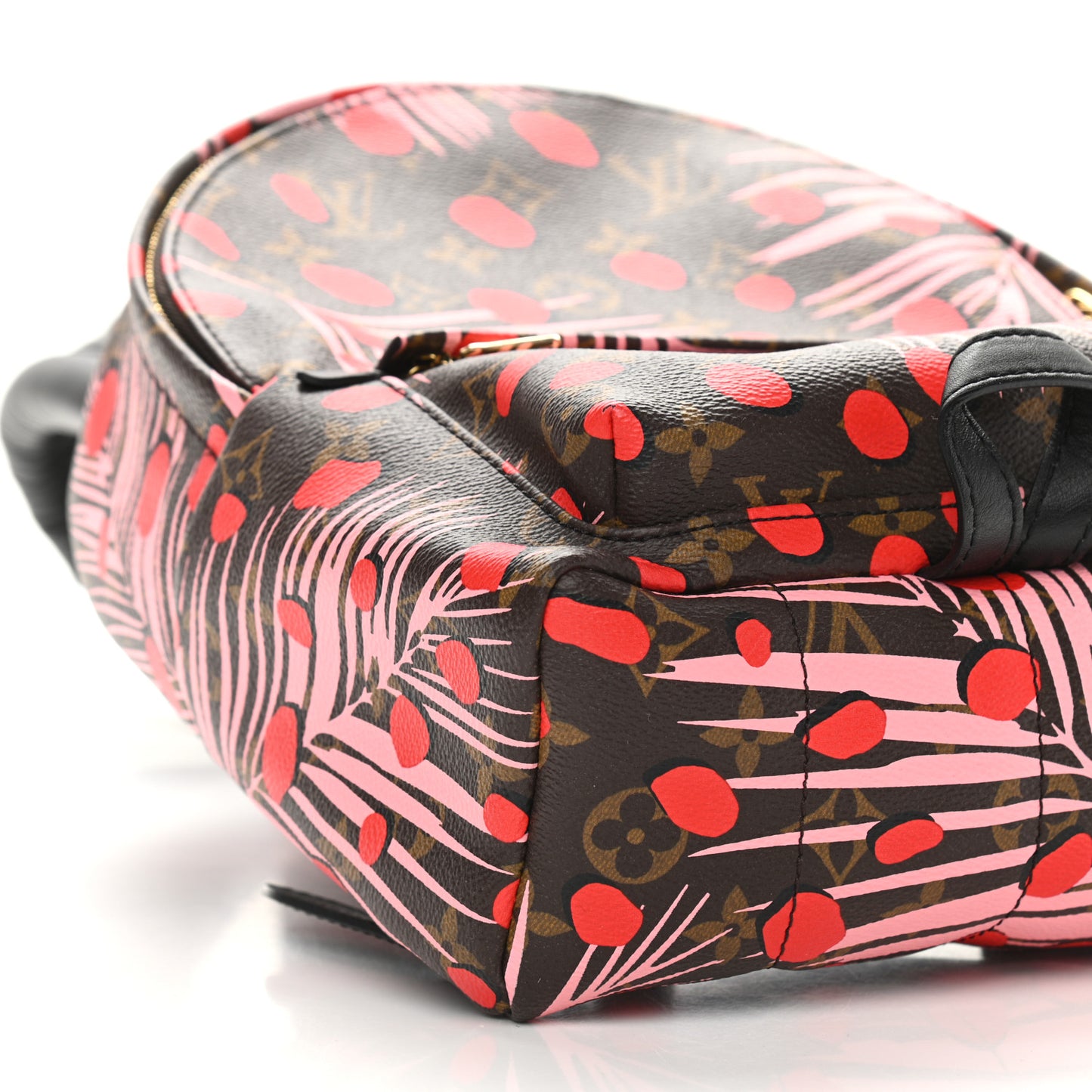 Monogram Jungle Dots Palm Springs Backpack PM Sugar Pink Poppy