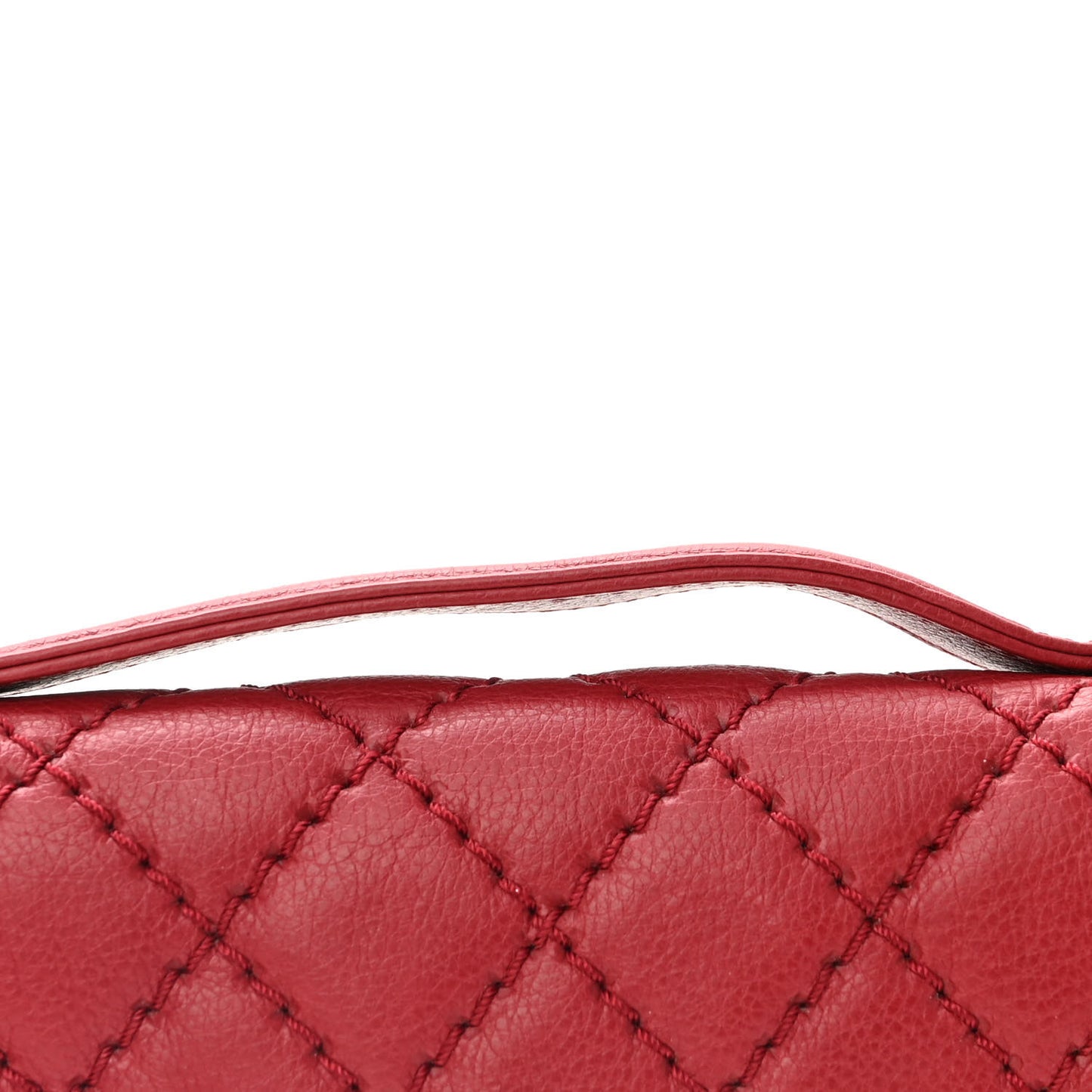 Calfskin Quilted Mini Urban Day Flap Red