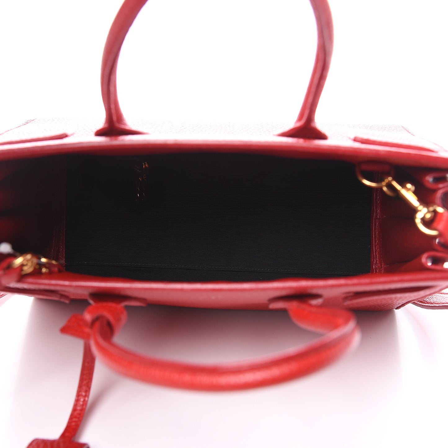Grained Calfskin Baby Sac De Jour Lipstick Red