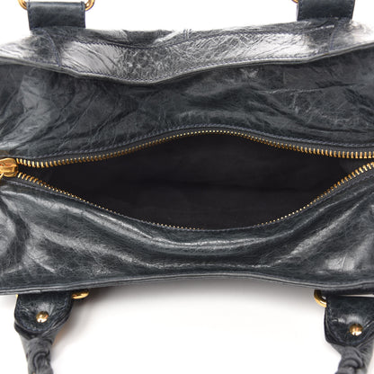 Balenciaga Chevre Giant 21 Gold Hardware Brief Anthracite 5 of 10