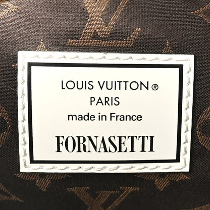 Louis Vuitton X FORNASETTI Calfskin Architettura Noe MM Black White 6 of 10