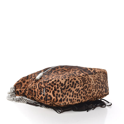 Christian Louboutin Pony Hair Leopard Print Medium Marianna Rider Hobo 4 of 8
