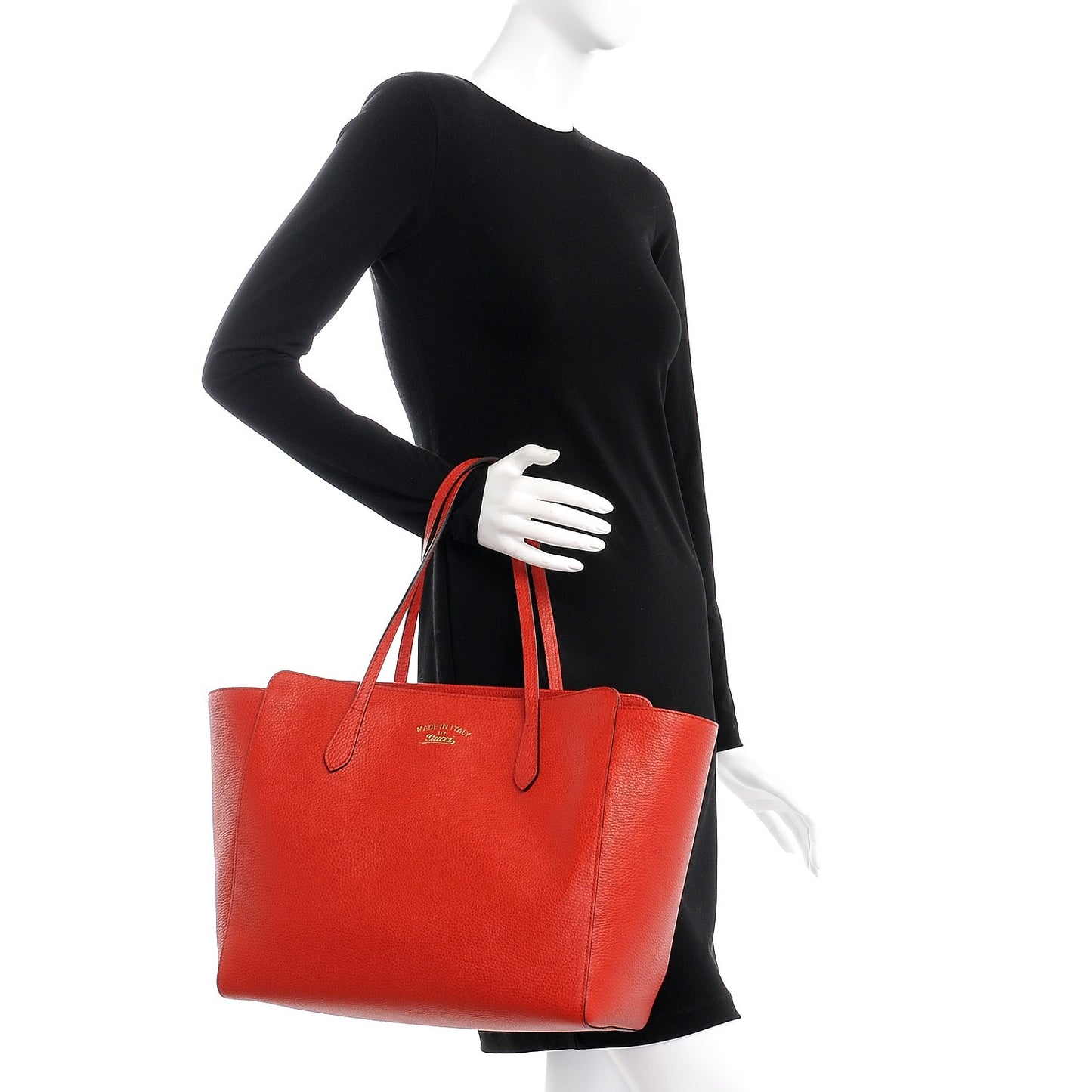 Dollar Calfskin Medium Swing Tote Oxidation