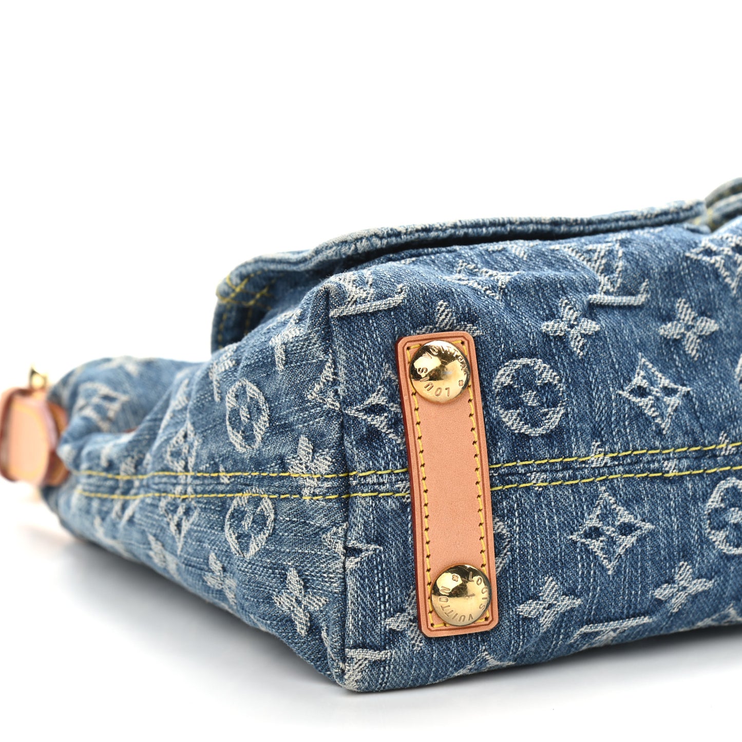 Monogram Denim Baggy PM Blue