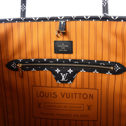 Louis Vuitton Monogram Giant Jungle Neverfull MM Black 8 of 12