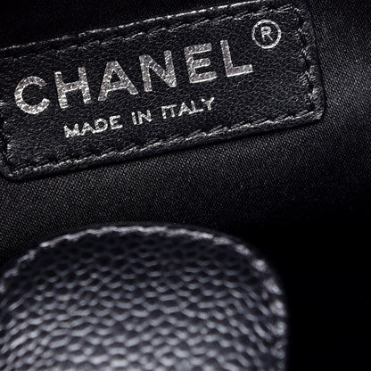 Chanel Caviar Quilted Petit Shopping Tote PST Black 6 of 10