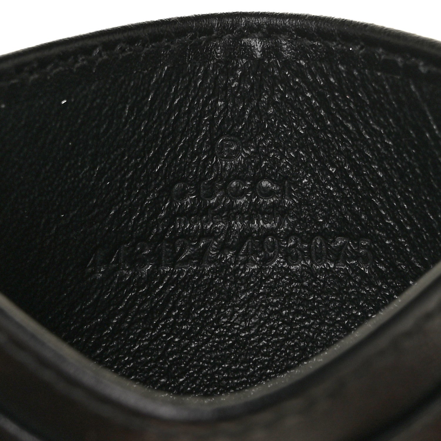 Gucci Calfskin Matelasse GG Marmont Card Holder Black 6 of 8