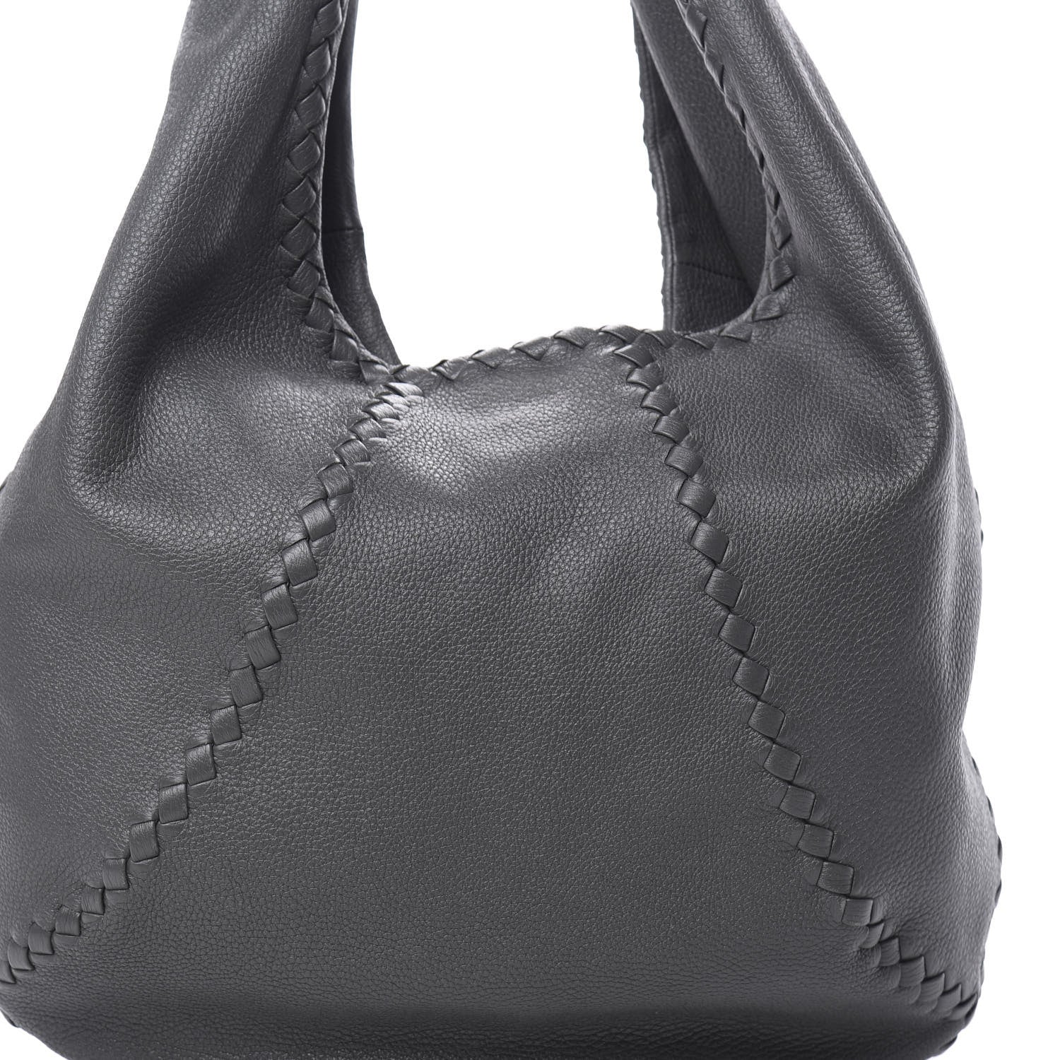 Bottega Veneta Cervo Deerskin Large Hobo Light Grey 8 of 12