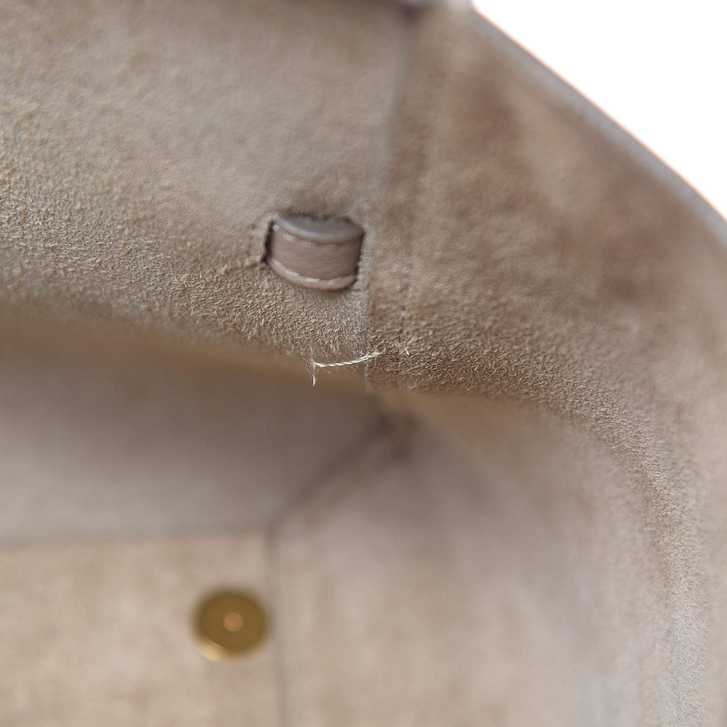 Grained Calfskin Mini Belt Bag Light Taupe