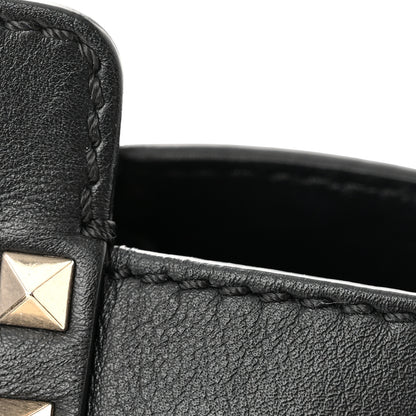 Valentino Garavani Vitello Small Rockstud Double Handle Tote Black 14 of 14