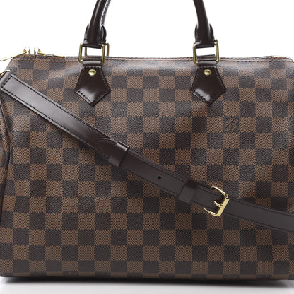 Louis Vuitton Damier Ebene Speedy Bandouliere 30 9 of 11