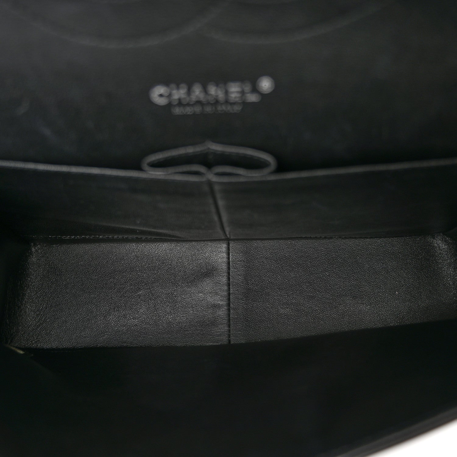 Chanel Lambskin Quilted Jumbo Double Flap So Black 5 of 11