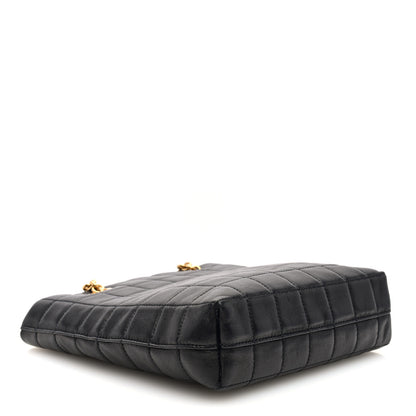 Saint Laurent Lambskin Carre Quilted Mini Shopping Bag Black 4 of 9