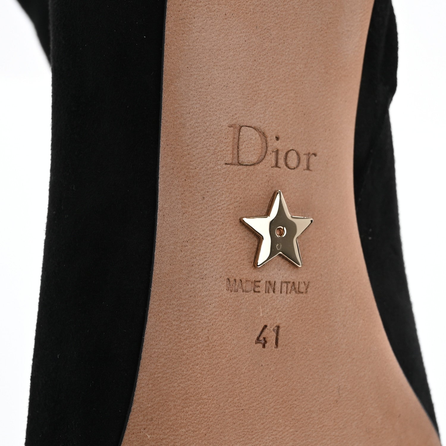 Christian Dior Suede D-Fame Ankle Boots 41 Black 8 of 9