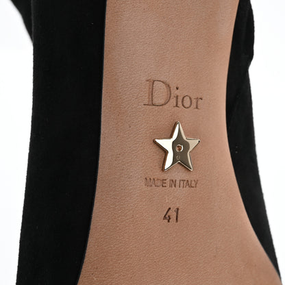 Christian Dior Suede D-Fame Ankle Boots 41 Black 8 of 9