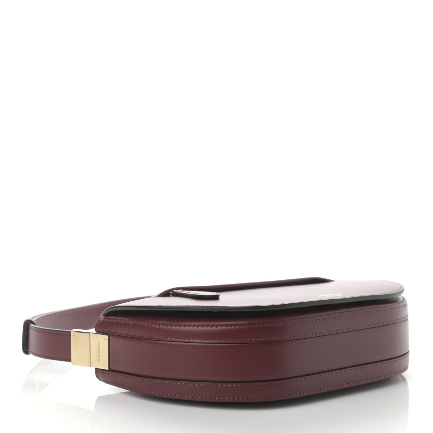 Burberry Calfskin Small Olympia Shoulder Bag Burgundy 4 of 11