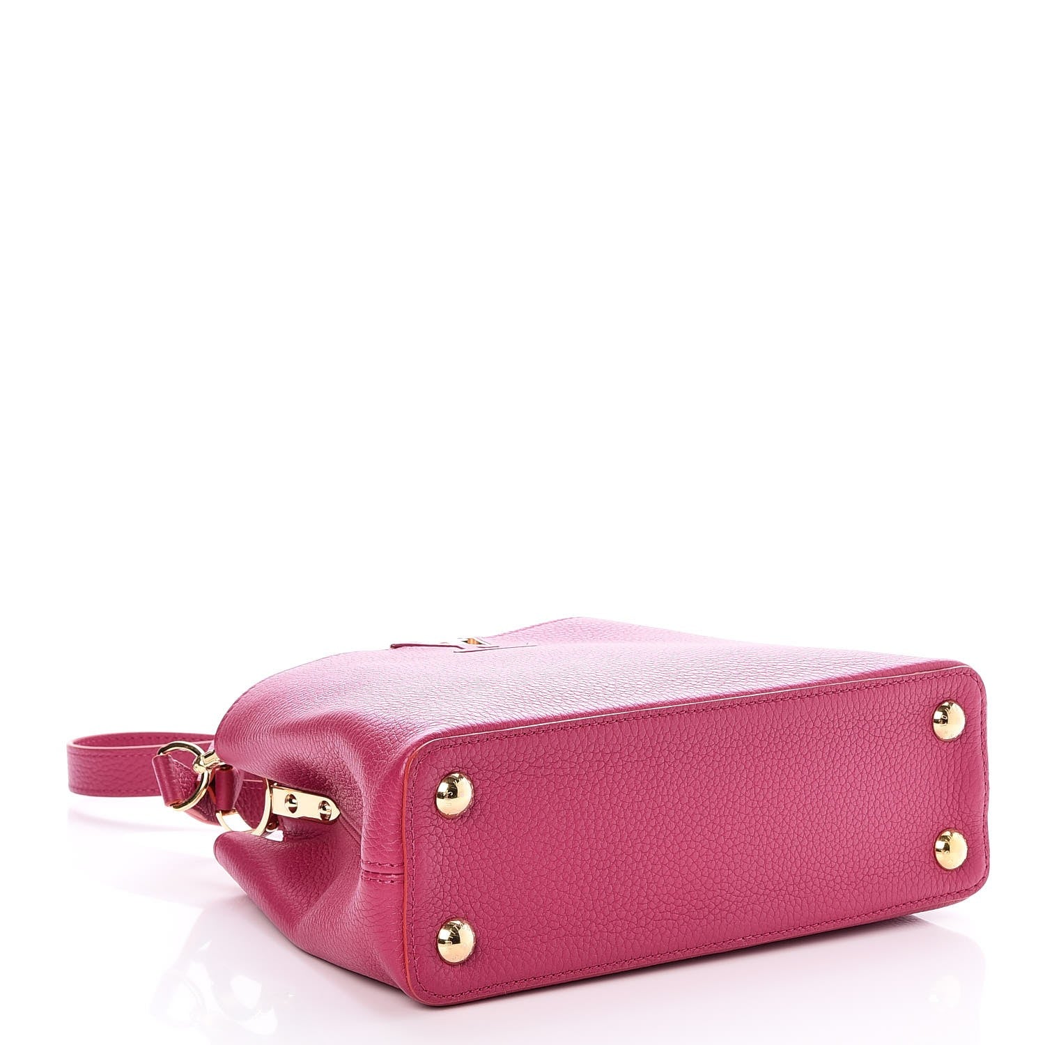 Louis Vuitton Taurillon Capucines BB Hibiscus Flamingo 4 of 8