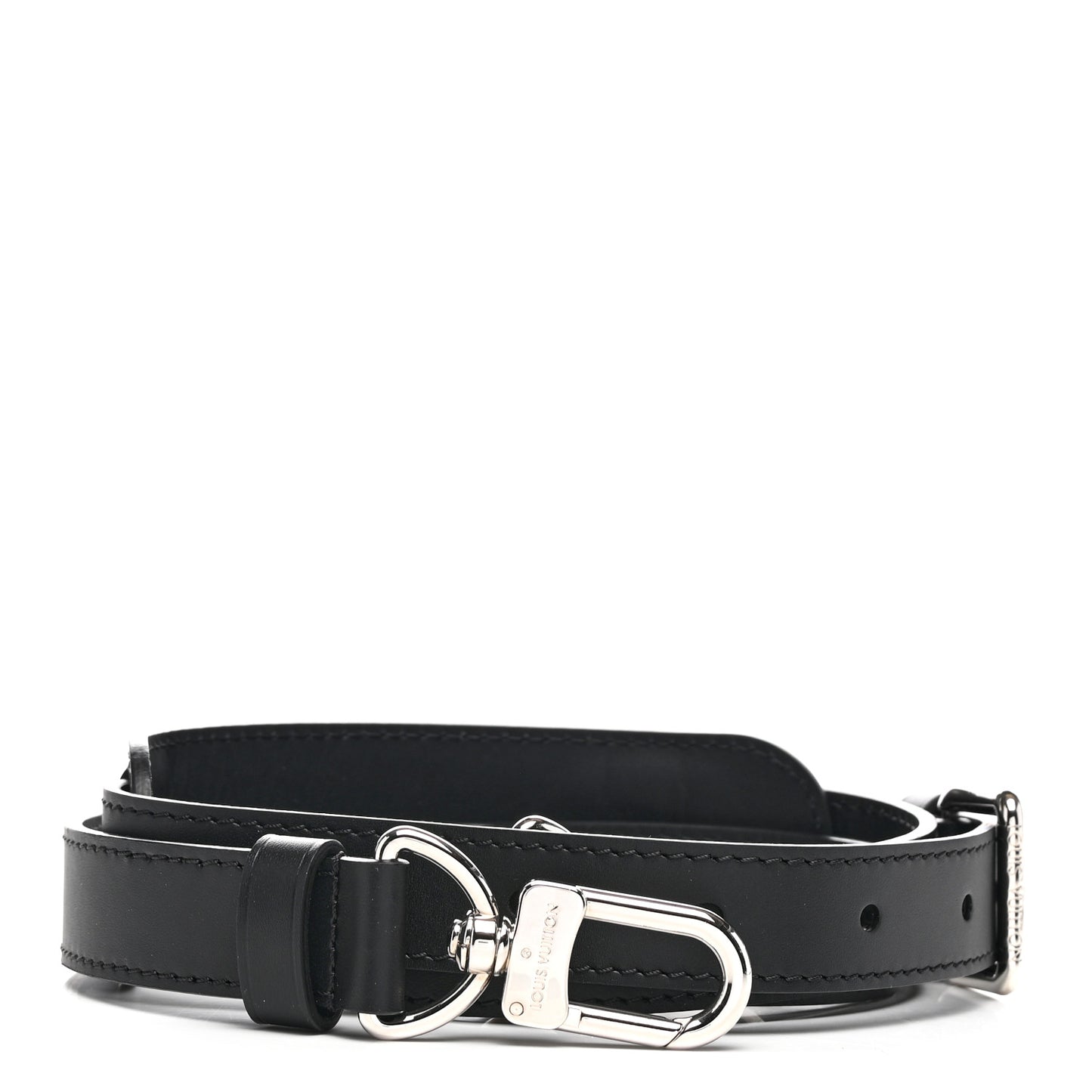 Calfskin Adjustable Shoulder Strap Black