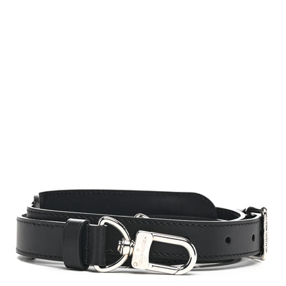Louis Vuitton Calfskin Adjustable Shoulder Strap Black 1 of 4